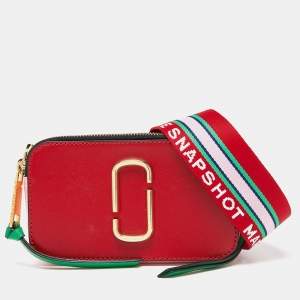 Marc Jacobs Tri Color Leather Snapshot Camera Crossbody Bag