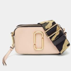 Marc Jacobs Tri Color Leather Snapshot Camera Crossbody Bag