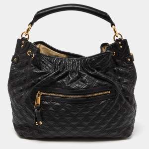 Marc Jacobs Black Quilted Leather Stam Hobo 