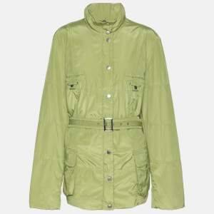 Marina Sport by Marina Rinaldi Green Nylon Jacket L