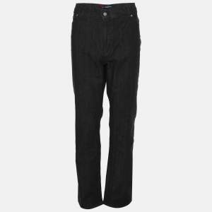 Pre Owned Marina Sport by Marina Rinaldi Dark Grey Denim Stretch Jeans XL