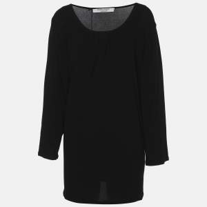 Marina Rinaldi Black Jersey Full Sleeve Top L