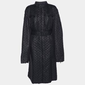 Marina Sport by Marina Rinaldi Navy Blue Quilted Coat L