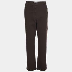 Pre Owned Marina Sport by Marina Rinaldi Brown Denim Jeans L