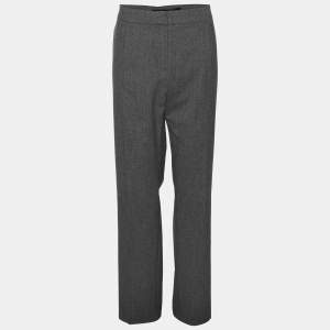 Marina Sport by Marina Rinaldi Grey Wool Blend Trousers L