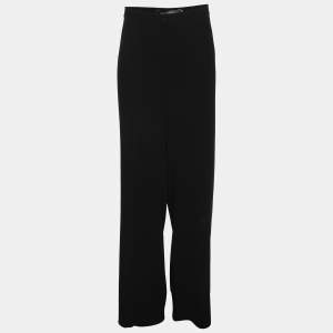 Marina Rinaldi Black Crepe Trousers L
