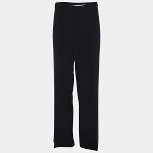 Marina Rinaldi Navy Blue Crepe Trousers L
