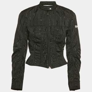 Pre Owned Marine Serre Black Synthetic Zip-Up Jacket S