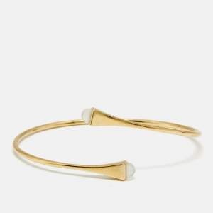 Pre Owned Marli Cleo Moonstone 18k Yellow Gold Bracelet XS