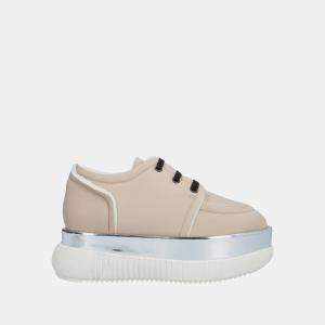 Marni Beige Nylon Platform Sneakers 35