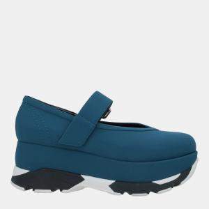Marni Blue Nylon Platform Sneakers 38