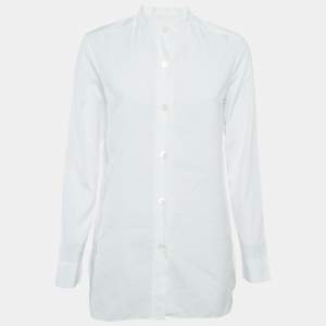 Pre Owned Marni White Cotton Button Front Blouse S