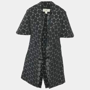 Marni x H&M Black Dots Jacquard Open Front Jacket XS