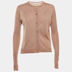 Marni Pale Pink Cashmere Knit Cardigan S