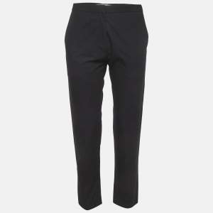 Pre Owned Marni Black Cotton Skinny Trousers S