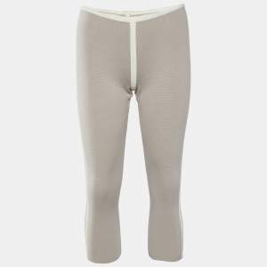Marni Beige Cotton Knit Capri Pants S