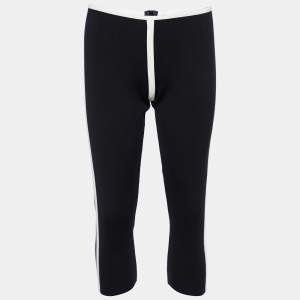 Marni Black Cotton Knit Capri Pants S
