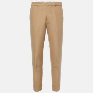 Marni Beige Cotton Tailored Trousers S