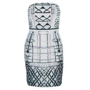 Mary Katrantzou Printed Strapless Dress M