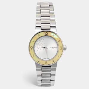 Mauboussin Silver Mother of Pearl Stainless Steel Amour le Jour se Leve 9112100 Women's Wristwatch 31 mm