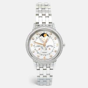 Maurice Lacroix Silver Stainless Steel Diamond Starside SD6107-SD502-15E-1 Women's Wristwatch 38 mm