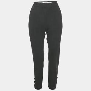 Max Mara Black Crepe Trousers M