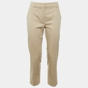 Pre Owned بنطال مكس مارا قطن بيج مقاس وسط (ميديم)