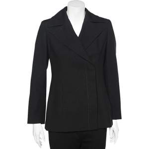 Max Mara Black Wool Blazer S