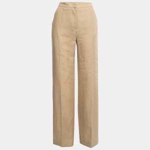 Max Mara Beige Linen Trousers M