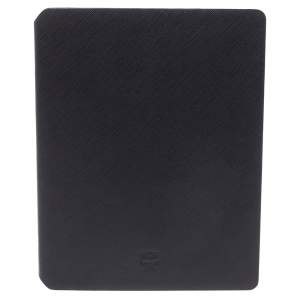 MCM Black Saffiano Leather Elda Ipad Case