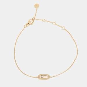 Messika Move Uno Diamond 18k Yellow Gold Bracelet