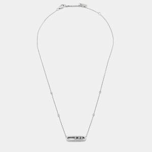 Messika Baby Move Diamonds 18k White Gold Necklace