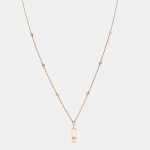 Messika Move Uno Diamond 18k Rose Gold Long Necklace