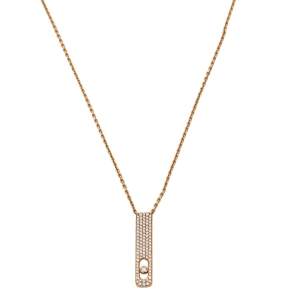 Messika My First Diamond Pave 18K Rose Gold Pendant Necklace