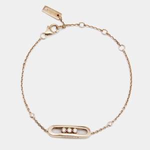 Messika Baby Move Diamonds 18k Rose Gold Bracelet