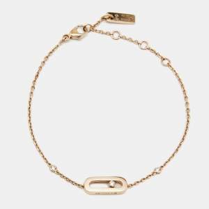 Messika Move Uno Diamond 18k Rose Gold Bracelet