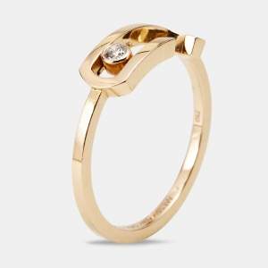 Messika by Gigi Hadid Move Addiction Diamond 18k Rose Gold Ring Size 55