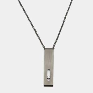 Messika Move Diamond Titanium Pendant Necklace