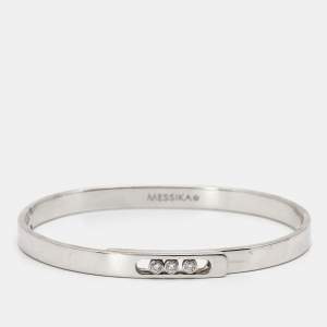 Messika Move Noa Diamonds 18k White Gold Bracelet S