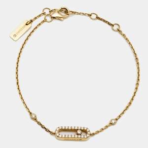 Messika Move Uno Diamonds 18k Yellow Gold Bracelet