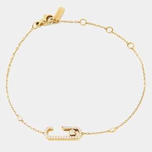 Messika by Gigi Hadid Move Addiction Diamond 18k Yellow Gold Bracelet