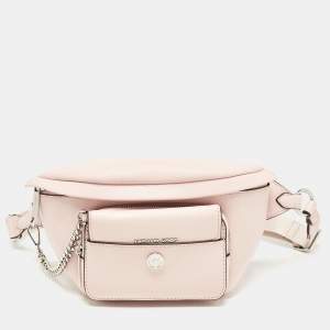 Michael Kors Powder Pink Leather 2 in 1 Maisie Waist Bag