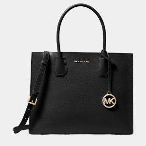 Pre Owned Michael Kors Black Leather Tote