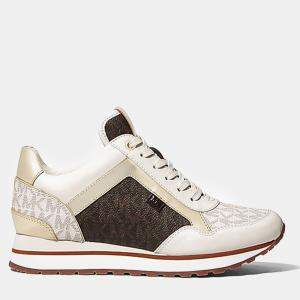 Michael Kors Maddy White leather trainer