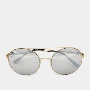 Michael Kors Brown/Gold 11936G Star Round Sunglasses