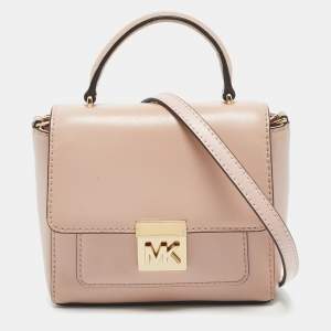 Michael Kors Pink Leather Mindy Top Handle Bag