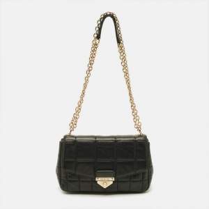 مملوكة مسبقًا Michael Kors Soho Large Black Quilted Leather Shoulder Bag