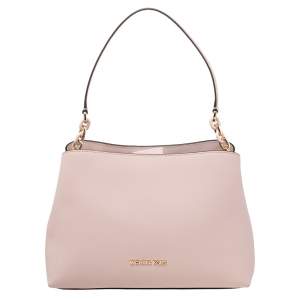 Michael Kors Powder Pink Saffiano Leather Large Portia Shoulder Bag