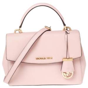مملوكة مسبقًا Michael Kors Pink Leather Small Ava Top Handle Bag