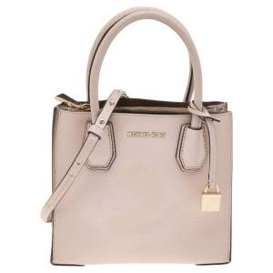 Michael Kors Blush Pink Leather Mini Mercer Tote